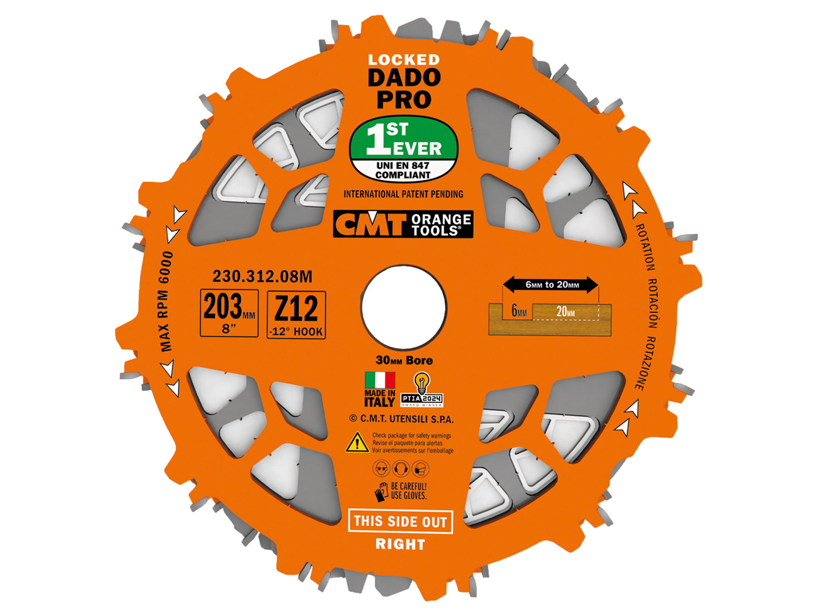 CMT Dado & Groove Cutting Saw Blades