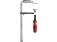 Morsetto a vite interamente in acciaio Bessey con impugnatura ergonomica