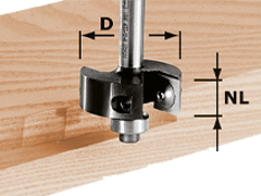 Fresa per battute WP HW con cuscinetto a sfere