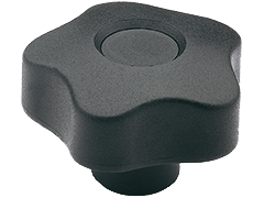 Vite con pomolo a stella e filettatura interna