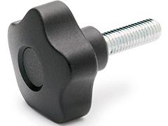 Vite con pomolo a stella con filettatura