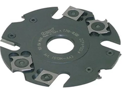 Fresa per scanalature con piastra intercambiabile