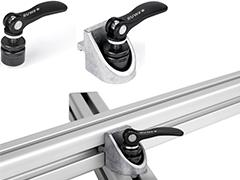 Sgancio rapido per guide profilate