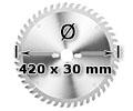 Lama circolare Ø 420 x 30 mm