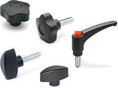 Leva di serraggio e viti di bloccaggio