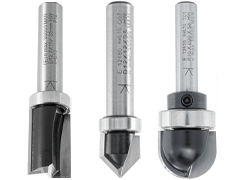 Fresa con cuscinetto a sfere sul gambo