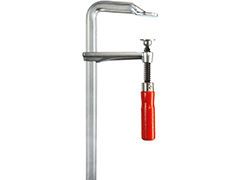 Morsetti a vite interamente in acciaio con impugnatura in legno