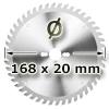 Lama circolare Ø 168 x 20 mm