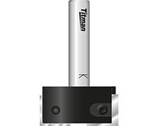 Fresa per spianatura con coltelli reversibili