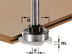 Mandrino di fresatura per frese a disco