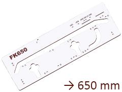 Sagoma di fresatura fino a 650 mm