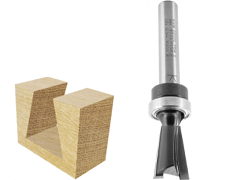 Fresa a bava con cuscinetto a sfere