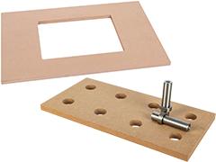 Sagoma di fresatura per banco fresa e banco da lavoro