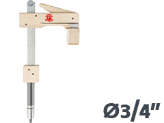 Morsetti per banco da lavoro per sistema di fori da 3/4