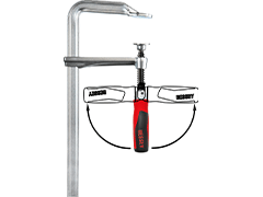 Morsetti a vite interamente in acciaio con impugnatura pieghevole