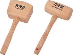Mazza di legno e mazza da carpentiere