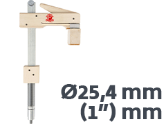 Morsetti da banco Klemmsia per sistema di fori da 25,4 mm (1")
