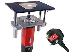 Set con SOLLEVAMENTO der motore fresa (spina UK)