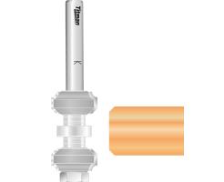 Frese per smussare e arrotondare su entrambi i lati