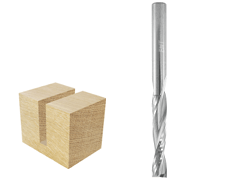 Fresa per scanalature a spirale