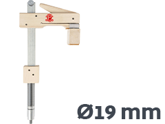 Morsetti da banco Klemmsia per sistema di fori da 19 mm