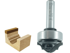 Fresa a profilo con cuscinetto a sfera sul gambo