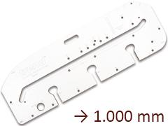 Sagoma di fresatura fino a 1000 mm
