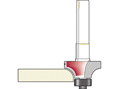 Fresa per arrotondare con cuscinetto a sfera