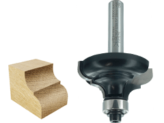 Fresa a profilo carnico a doppio raggio