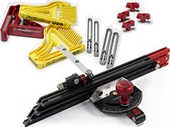 Accessori per guida a doppio profilo in alluminio