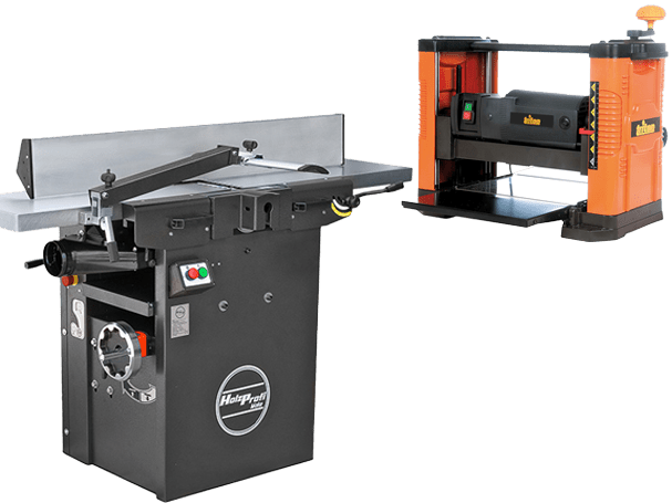 Pialla di superficie e pialla a spessore