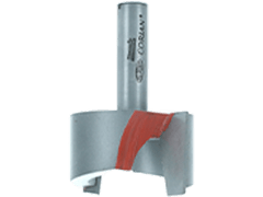 Fresa per materiali con superficie solida