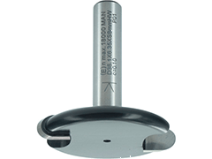 Fresa per arrotondare concava e convessa