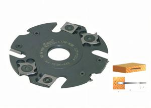 Fraises à rainer freud à mises rapportées en métal dur avec WPL 100 x 4 x 22