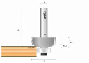 Chamfer Routing Cutter 30°