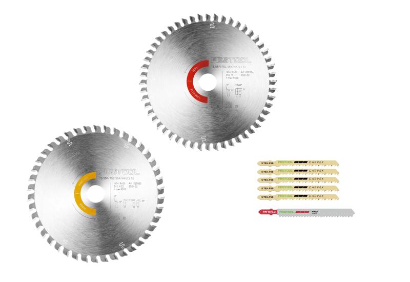 Product image for Festool Saw blade set KSB-SORT/2 W/L 160x1,8