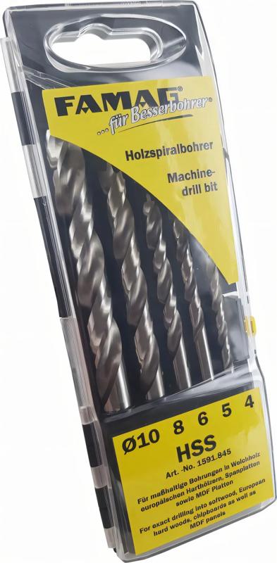 Product image for Classic wood twist drill HSS 5-piece