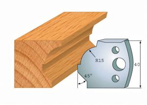 Pair of moulding knives 037