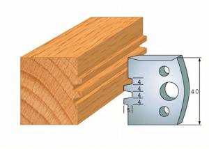 Pair of moulding knives 075