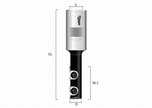 Reversable Blades-Slot Routing Cutter 12mm Z1 