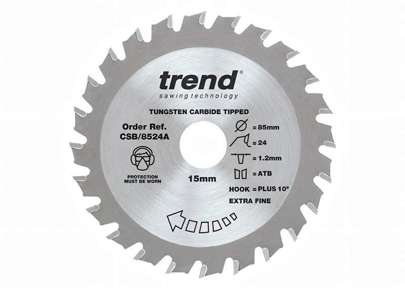 Product image for HM circular saw blade 85 x 1.2/0.7 x 15 mm, Z=24