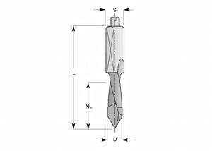 Through Hole Drill D 5 mm
