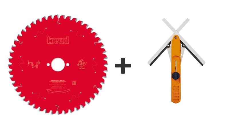 Product image for Freud Circular Saw Blade 216 x 30 + Bora MiteriX Angle Duplicator
