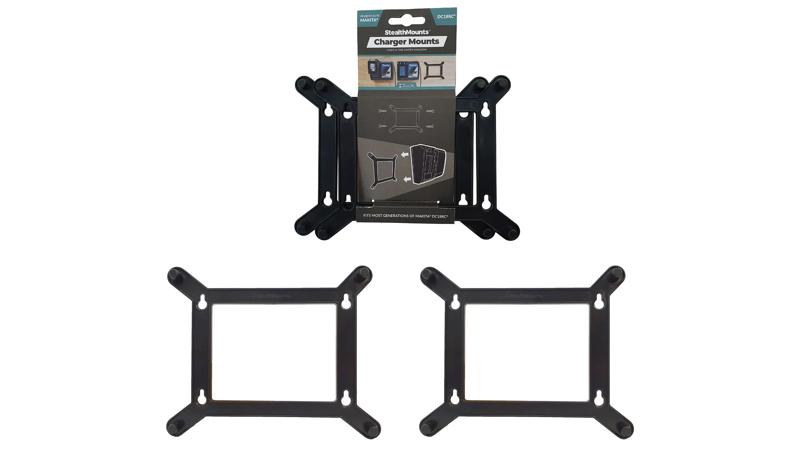 Product image for Black StealthMount for Makita Charger Single, 2 pcs.