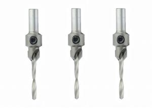3-piece set 90° countersinks with drill