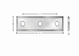 Couteau réversible HM 50 x 9 x 1,5 panneaux revêtus, MDF
