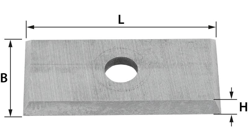 Image du produit Couteau réversible HM 24x12x1,5