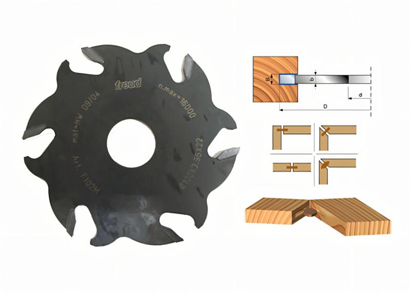 Product image for Slot Routing Cutter HM 100 x 4 x 22 mm, Z=6