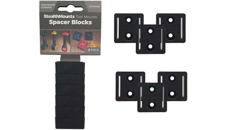 Image du produit Entretoises StealthMounts noires pour support outil (12 mm), 6 pcs.
