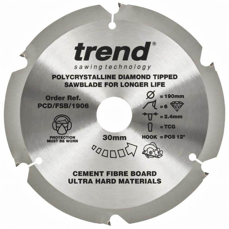 Product image for Circular saw blade DIA 190x2.4/1.6x30, TFZ=6